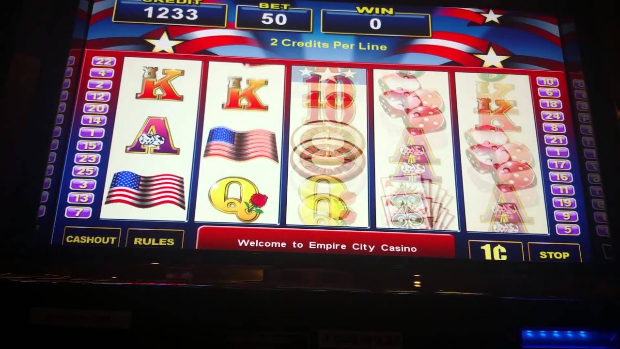 What type of slot machines are at empire casino